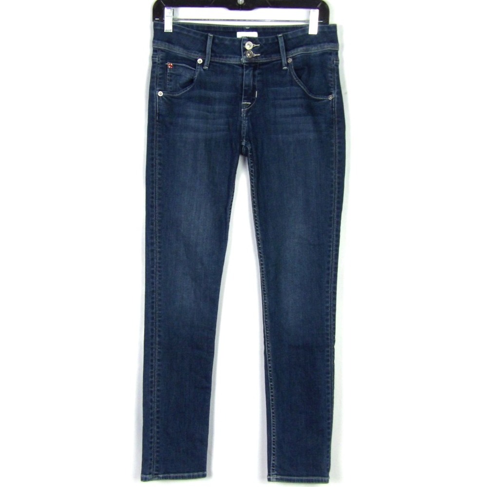 HUDSON Mid-Rise Flap Pocket Stretch COLLIN Skinny Jeans Women's 26